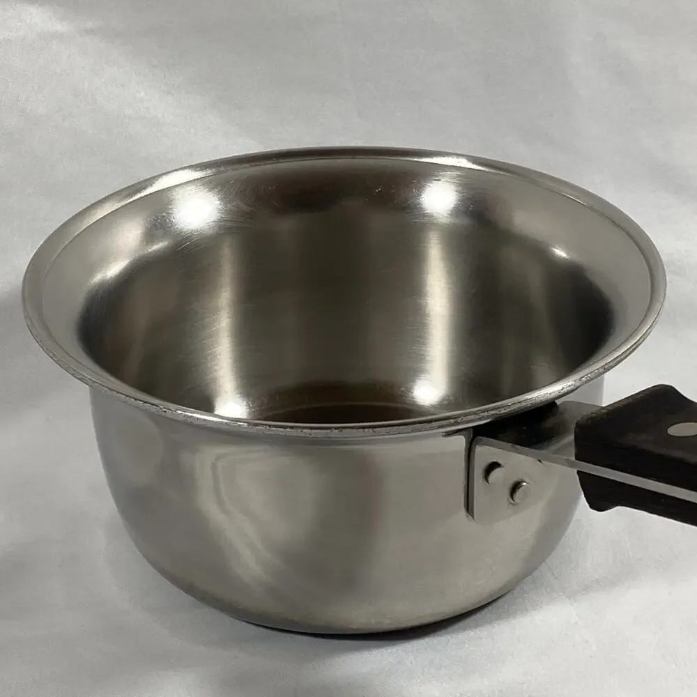 Farberware Triple Ply Stainless Aluminum Birch Wood 1 qt saucepan & Lid Bronx NY